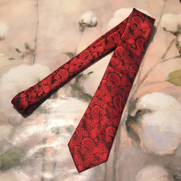 Silk paisley Tie - Picture 7 of 11
